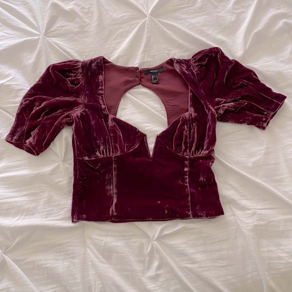 VELVET BERRY TOP